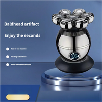 New 7-Blade Electric Shaver Rechargeable Razor for Men, Professional Hair Cutting Tool, Multi-Function Beard Trimmer